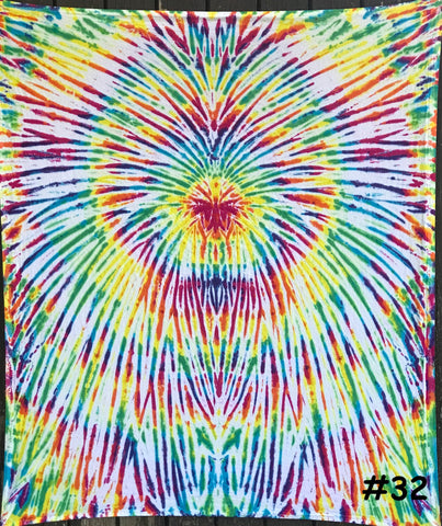 Crystal Rainbows Tie-Dye Spider Tapestry #32
