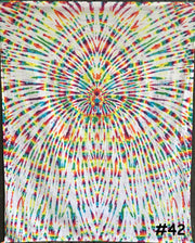 Crystal Rainbows Tie-Dye Spider Tapestry #42