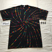 Medium Midnight Crystal Rainbows Tie-Dye tee #44