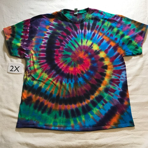 2X Tie-Dye Wild Spiral Tee