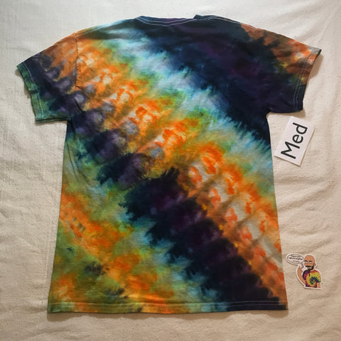 Adult Medium Intentionally Random Time-Warp Ice-Dyed Tee