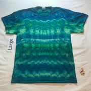 Adult Large Intentionally Random Time-Warp Ice-Dyed Tee