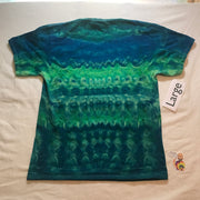 Adult Large Intentionally Random Time-Warp Ice-Dyed Tee