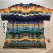 Adult XL Intentionally Random Time-Warp Ice-Dye Tee