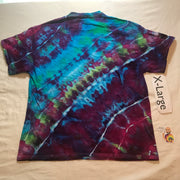 Adult XL Intentionally Random Time-Warped Ice-Dye Tee