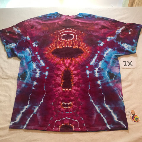 2X Intentionally Random Time Warp Ice-Dye Tee