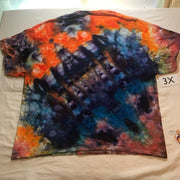 3X Intentionally Random Time Warp Ice-Dye Tee