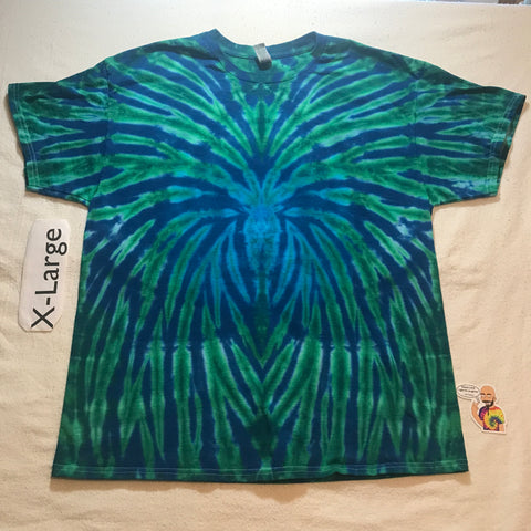 Adult XL Spider Tie Dye tee