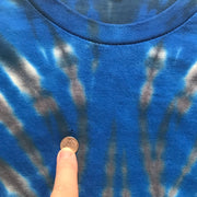 3X Tie-Dye Time Warp Spider Design Tee  (has a Tiny Hole ~ Discounted)