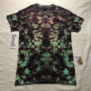 Adult Small Ice-Dyed Scrunch Tee with 'Kaleidoscope Eyes' from Dharma