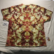 2X Ice-Dye Scrunch Tee with 'Phoenix Flame' from Dharma