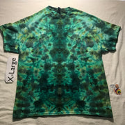 Adult XL Ice-Dye Scrunch Tee with 'Dragon's Heart' from Dharma