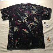 Adult Medium Purple 'Midnight Glow' RonStar Discharged & Tie-Dye Tee