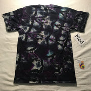 Adult Medium Purple/Turq 'Midnight Glow' RonStar Discharged & Tie-Dye Tee