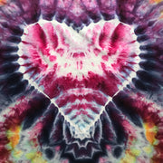 3X Ice Dyed Time Warp Heart tee