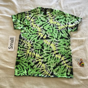 Adult Small Midnight UV-Glow Tie-Dye Scrunch Tee