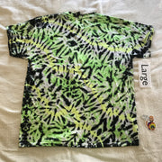 Midnight UV-Glow Tie-Dye  Adult Large Scrunch Tee