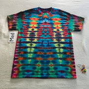 Adult Medium Random WILD Pleated Tie-Dye Tee