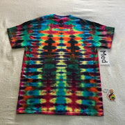 Adult Medium Random WILD Pleated Tie-Dye Tee