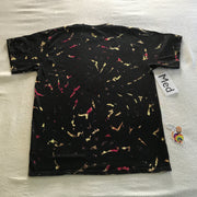 Discharged MidNight UV-Glow Adult Medium Tie-Dye Scrunch Tee