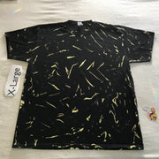 Discharged MidNight UV-Glow XL Tie-Dye Scrunch Tee