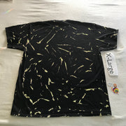 Discharged MidNight UV-Glow XL Tie-Dye Scrunch Tee