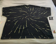 Discharged MidNight UV-Glow 6X Tie-Dye Tee