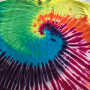 3X Tie-Dye Rainbow Spiral tee
