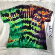 Adult XL Intentionally Random Scrunched & Rolled Tie-Dye tee