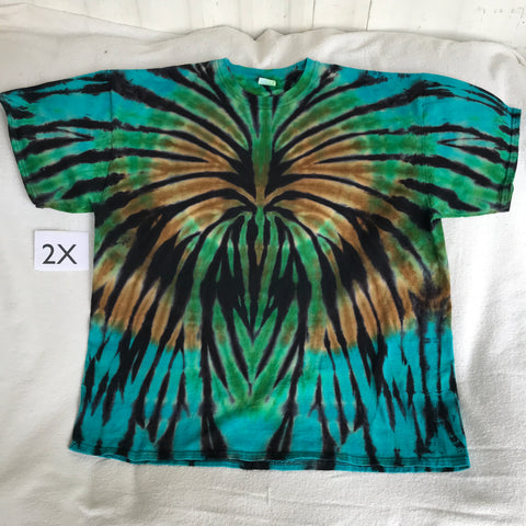 2X Discharged & Tie-Dyed Spider Tee ~ from new video