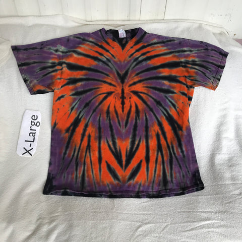 XL Discharged & Tie-Dyed Spider Design Tee ~ from the new video