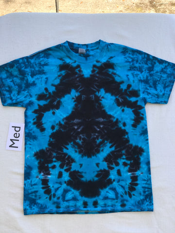Tie Dye Scrunch Black and Turquoise -  Canada