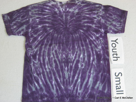 Youth Small Tie-Dye Spider Tee
