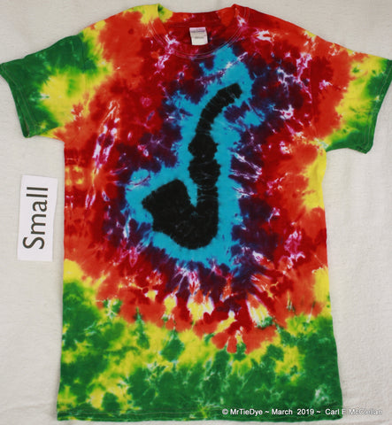 Adult Small Tie-Dye Pipe Tee